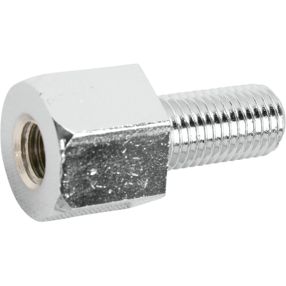 Emgo Adapter - Mirror - Universal - M8 x 1.25 Male | M10 x 1.25 Female - Chrome 20-28109