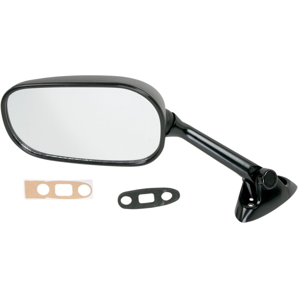 Emgo Mirror - Side View - Rectangle - Black - Left 20-69782
