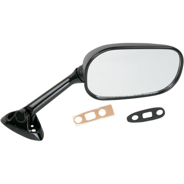 Emgo Mirror - Side View - Rectangle - Black - Right 20-69781