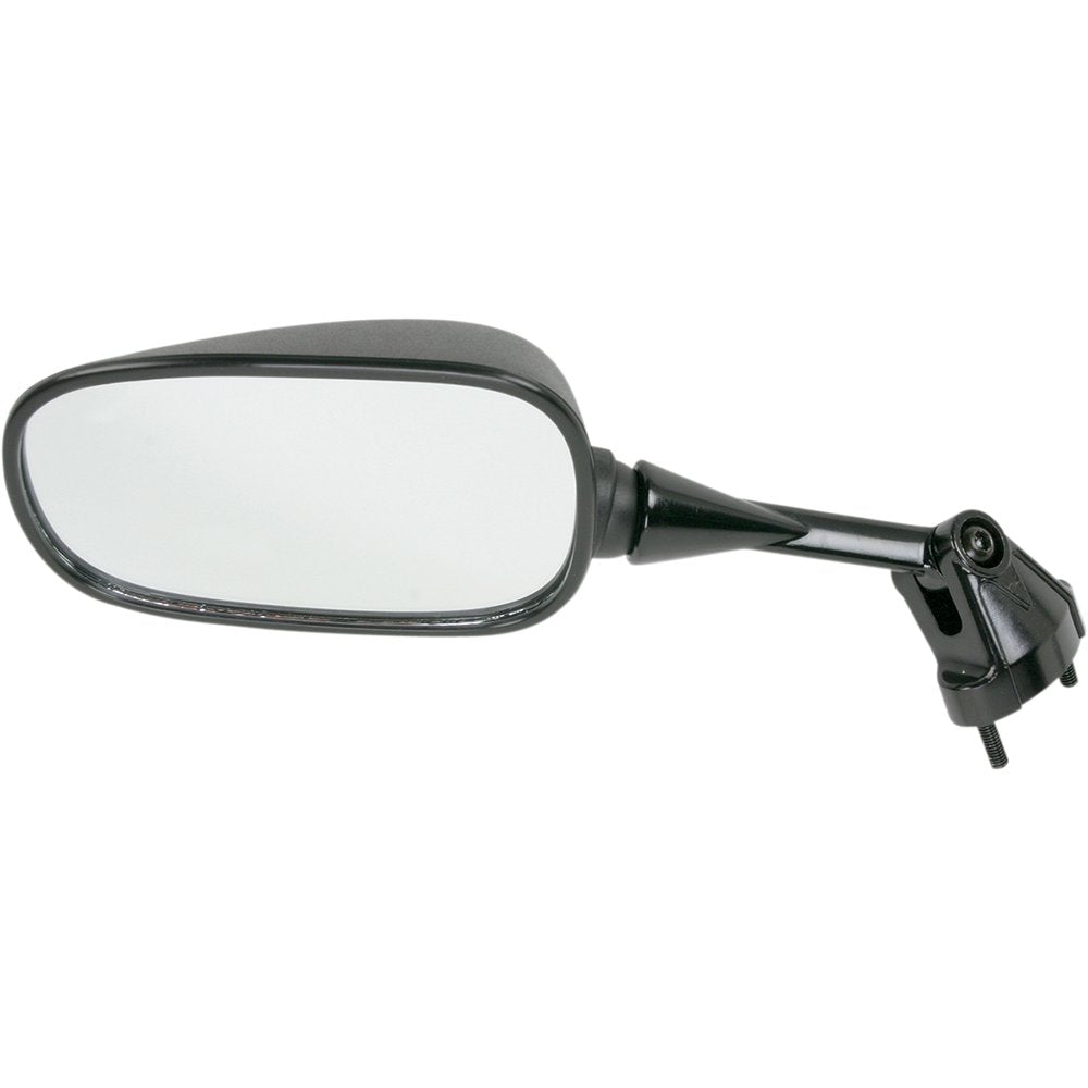 Emgo Mirror - Side View - Rectangle - Black - Left 20-43012