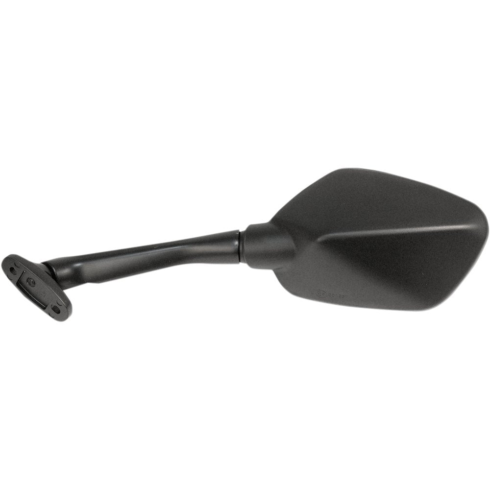 Emgo Mirror - Side View - Polygon - Black - Left 20-61722