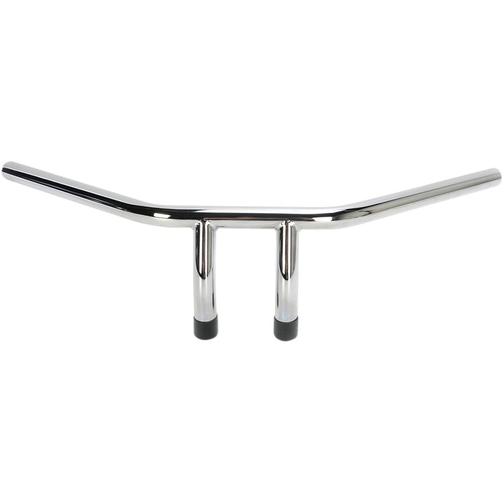 Emgo 1" T-Bar Handlebar - 6" - Dimpled - Chrome 07-93421