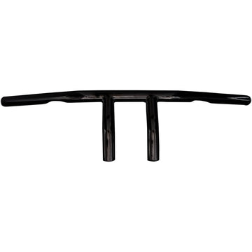 Emgo 1" T-Bar Handlebar - 4" - Dimpled - Black 07-93420B
