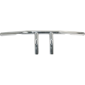 Emgo 1" T-Bar Handlebar - 4" - Dimpled - Chrome 07-93420