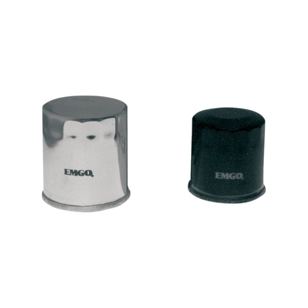 Emgo Micro-Tech Oil Filter - Chrome 10-82222