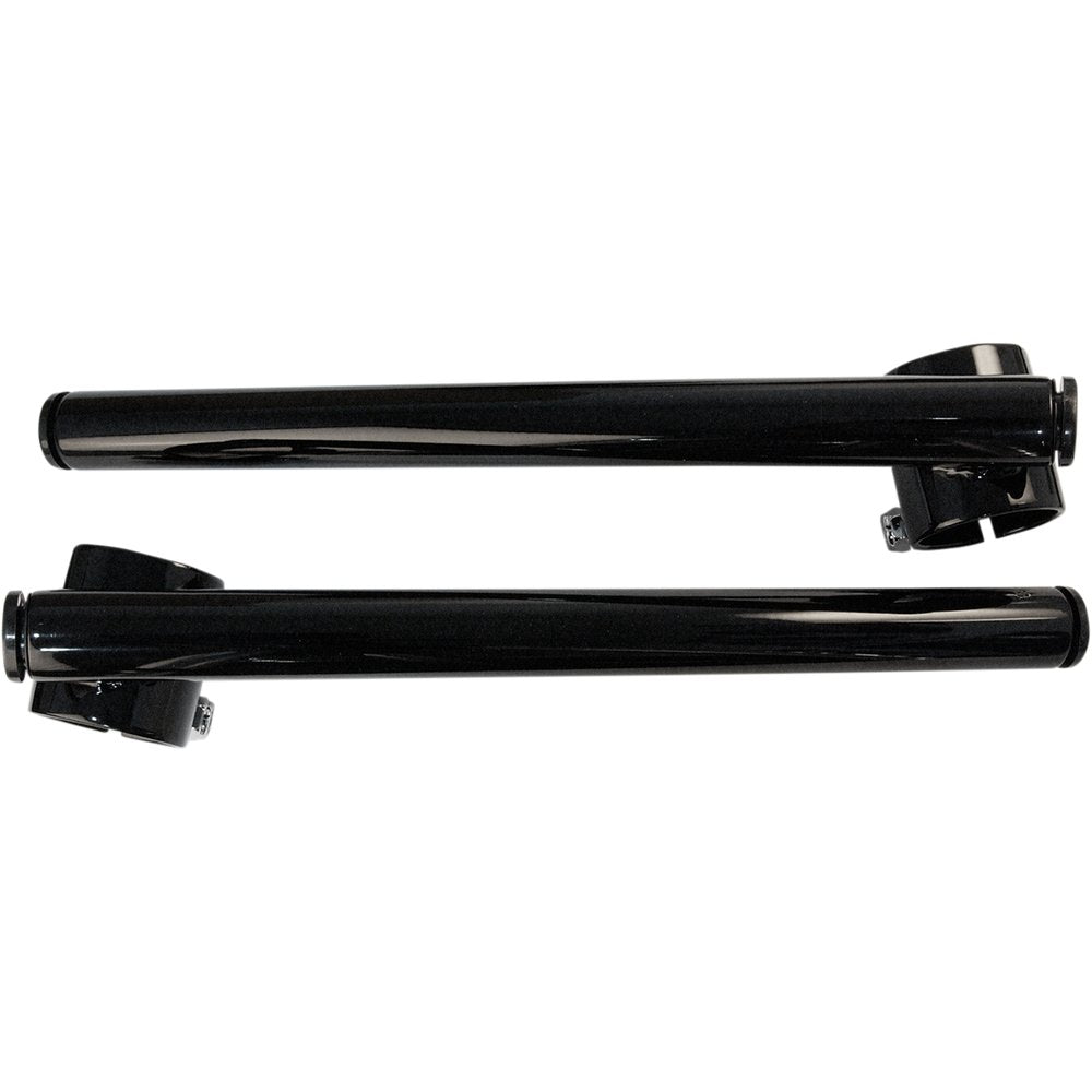 Emgo 1" Clip-On Handlebar - 41 mm - Dimpled - Black 23-93144