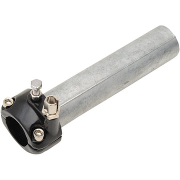 Emgo 1" Throttle Assembly - Single Cable - Black 44-29472B