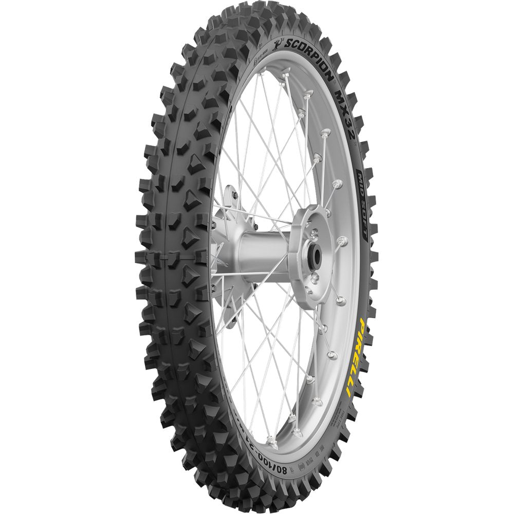 Pirelli Tire - Scorpion* MX32 Mid Soft - Front - 80/100-21 - 51M 4574700
