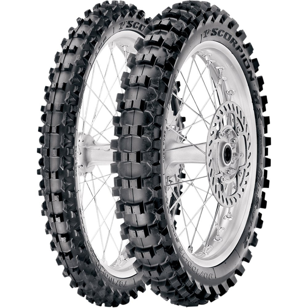 Pirelli Tire - Scorpion* MX32 Mid Soft - Front - 60/100-14 - 29M 3842000