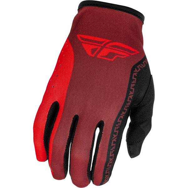Youth Lite Gloves Black/Red Yl