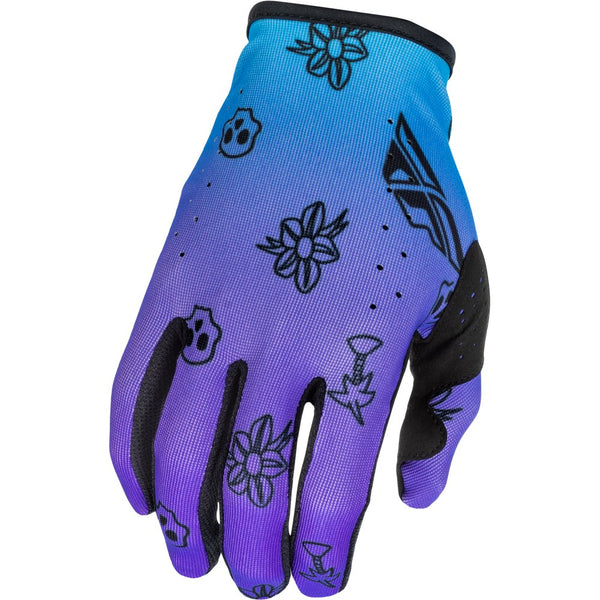 Lite Outline Gloves Purple/Blue/Black Sm
