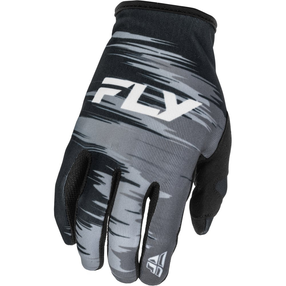 Girl's Lite Gloves Black/Grey/White Yl