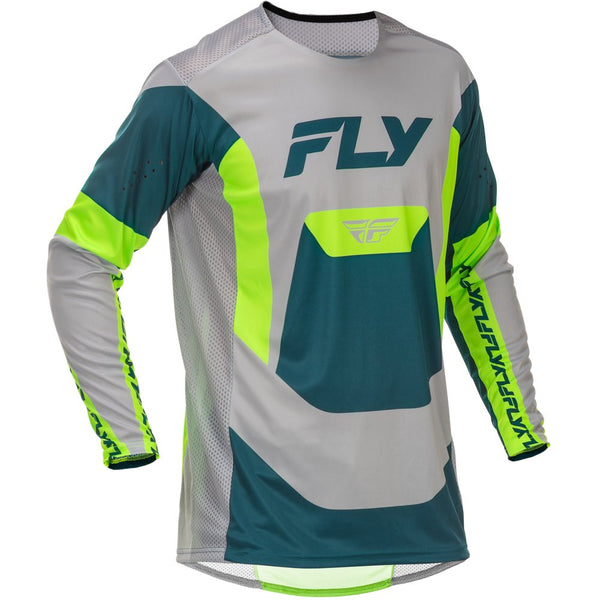 Lite Jersey Grey/Lime/Teal 2x
