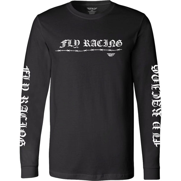 Fly Barbed Wire L/S Black Lg