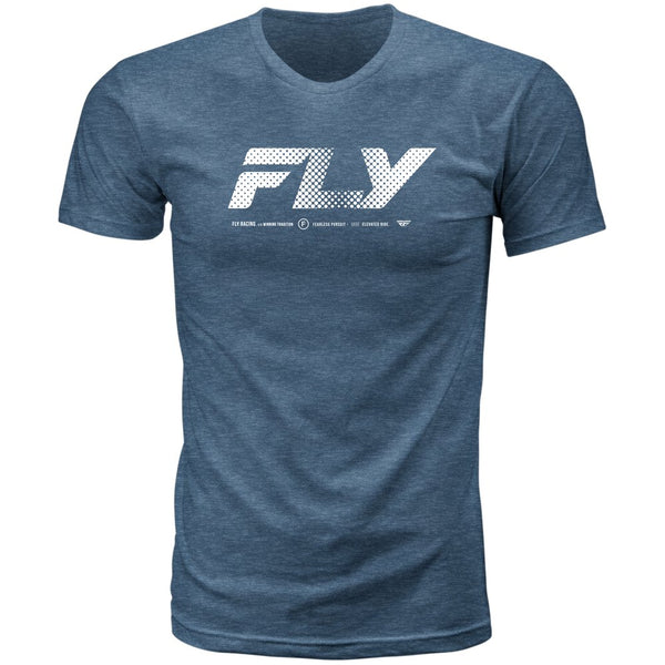 Fly Worldwide Tee Blue Sm
