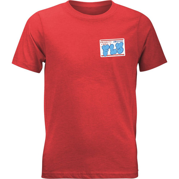 Youth Fly Graffiti Tee Red Yl