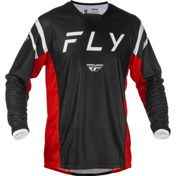 Kinetic Mesh Center Jersey Black/White/Red Md