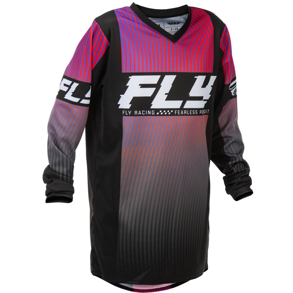 Youth F 16 Jersey Black/Red/Purple Ys