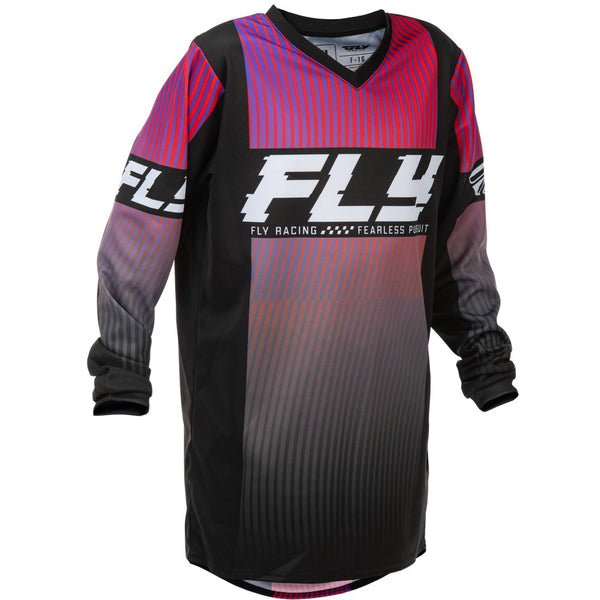 Youth F 16 Jersey Black/Red/Purple Yl