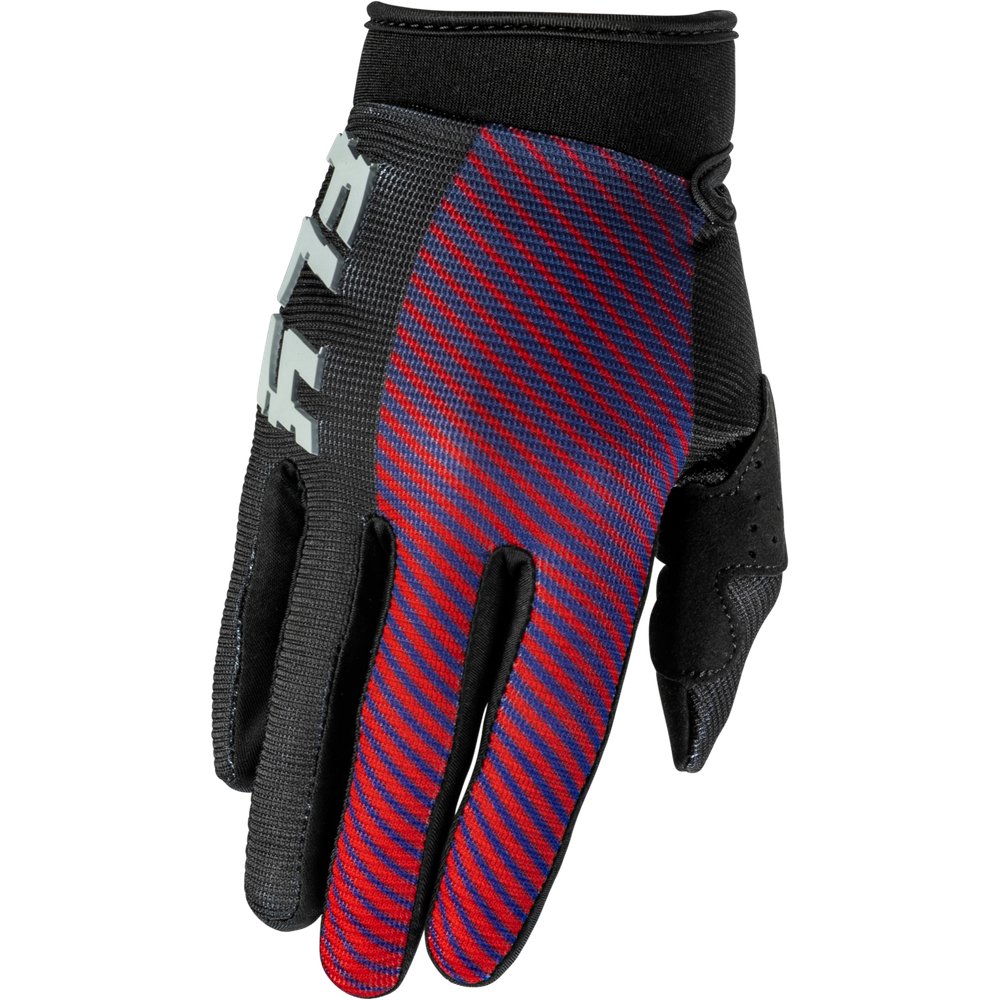 Youth F 16 Gloves Black/Red/Purple Yxs