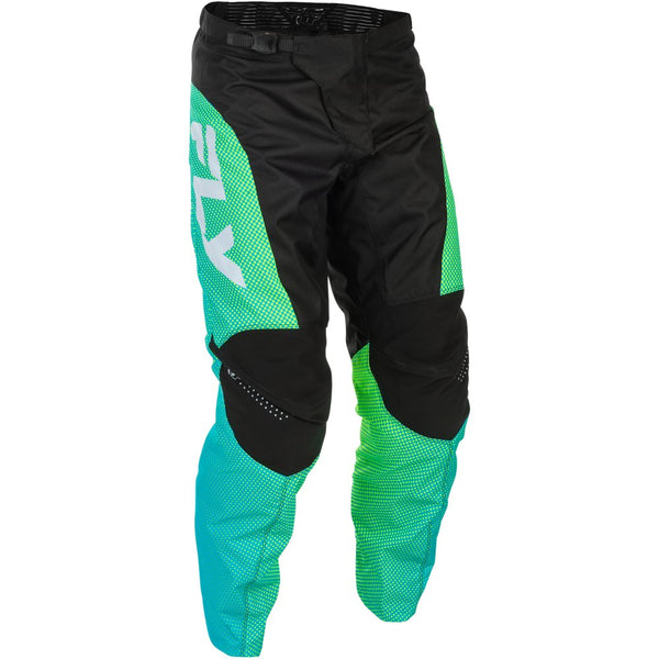 F 16 Pants Aqua/Black/White Sz 34