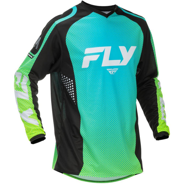 F 16 Jersey Aqua/Black/White Sm