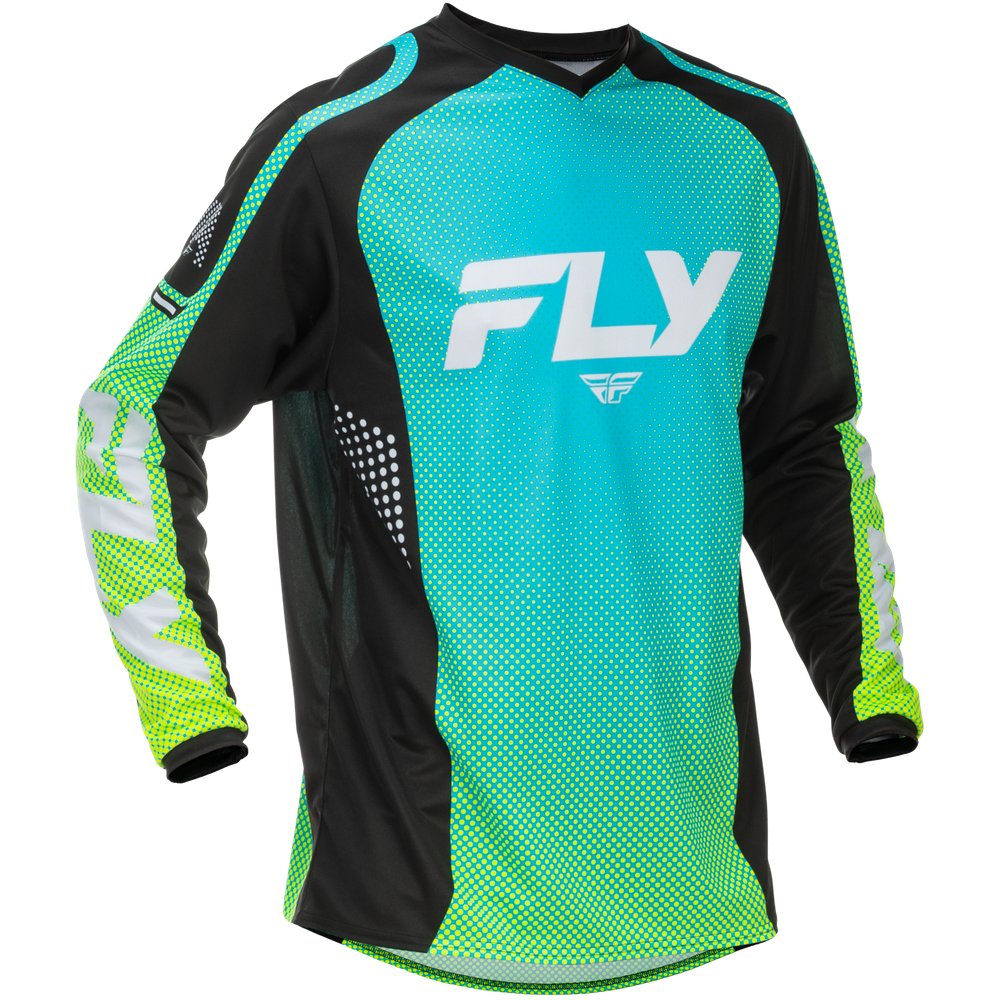 F 16 Jersey Aqua/Black/White Sm
