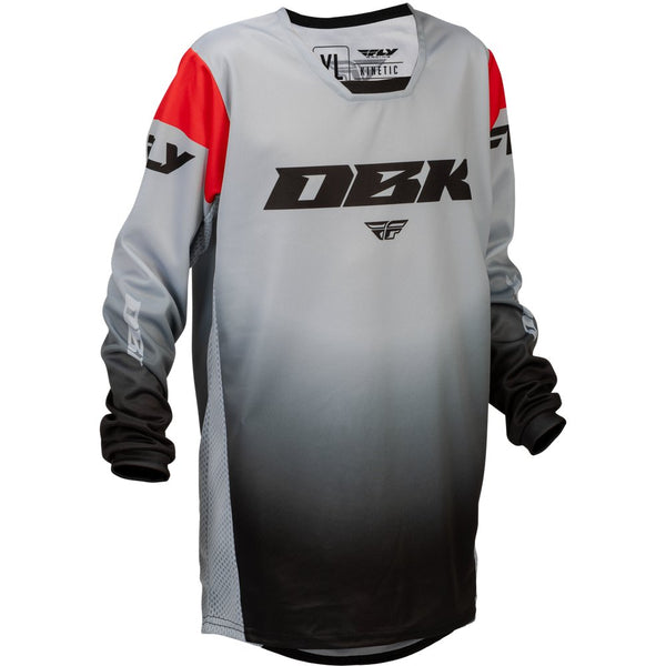 Youth Kinetic Dbk Jersey Grey/Black/Red Yxl
