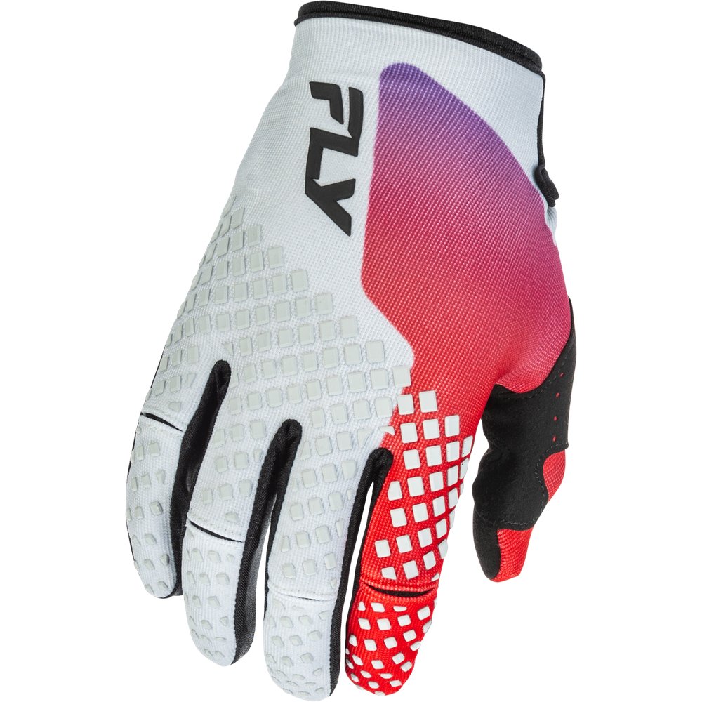 Kinetic Gloves Grey/Red/Purple/Black Md