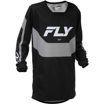 Youth Kinetic Jersey Black/Grey Yl