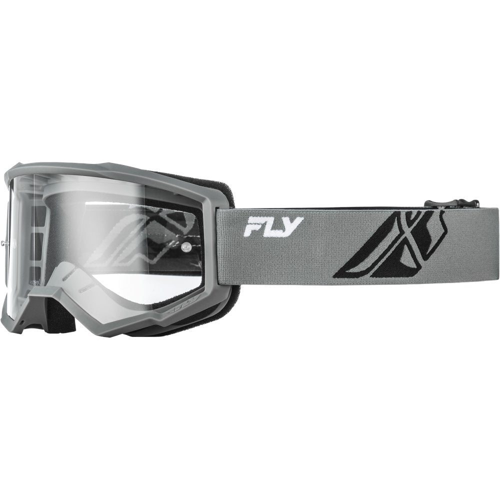 Youth Focus Goggle Grey/Black W/ Clear Lens