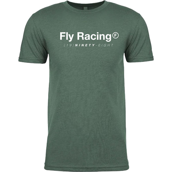 Fly Trademark Tee Forest Green Heather 2x