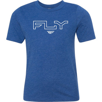 Youth Fly Edge Tee Royal Blue Ym