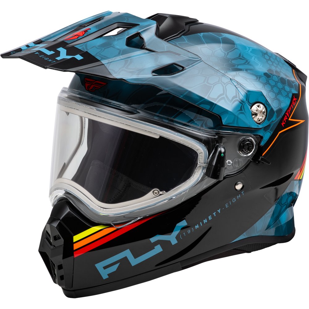 Trekker Cw Conceal Helmet Elec Shld Slate/Black/Red Sm