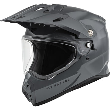 Trekker Solid Helmet Grey Sm