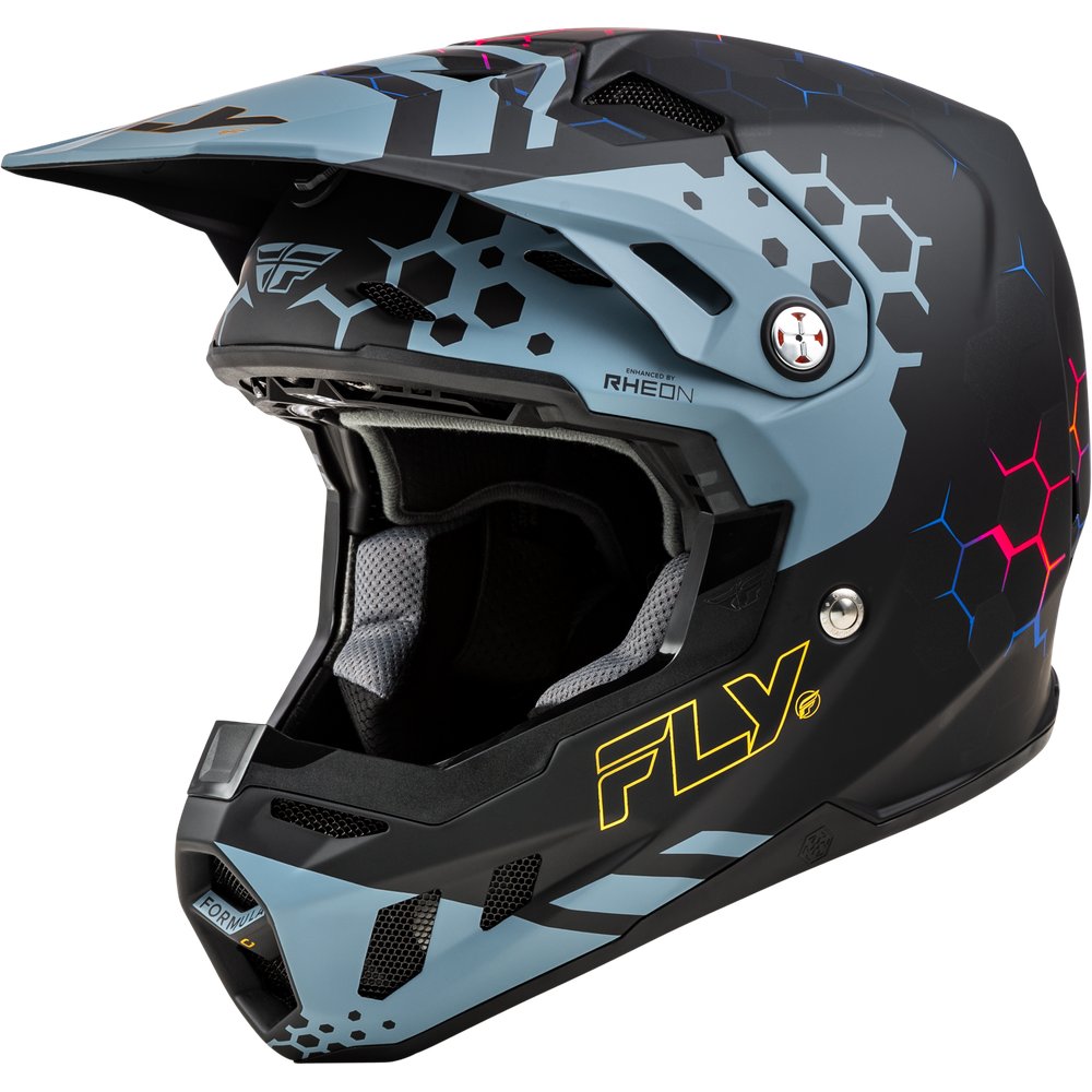Youth Formula Cc Tektonic Helmet Matte Blk/Slate/Blue Yl