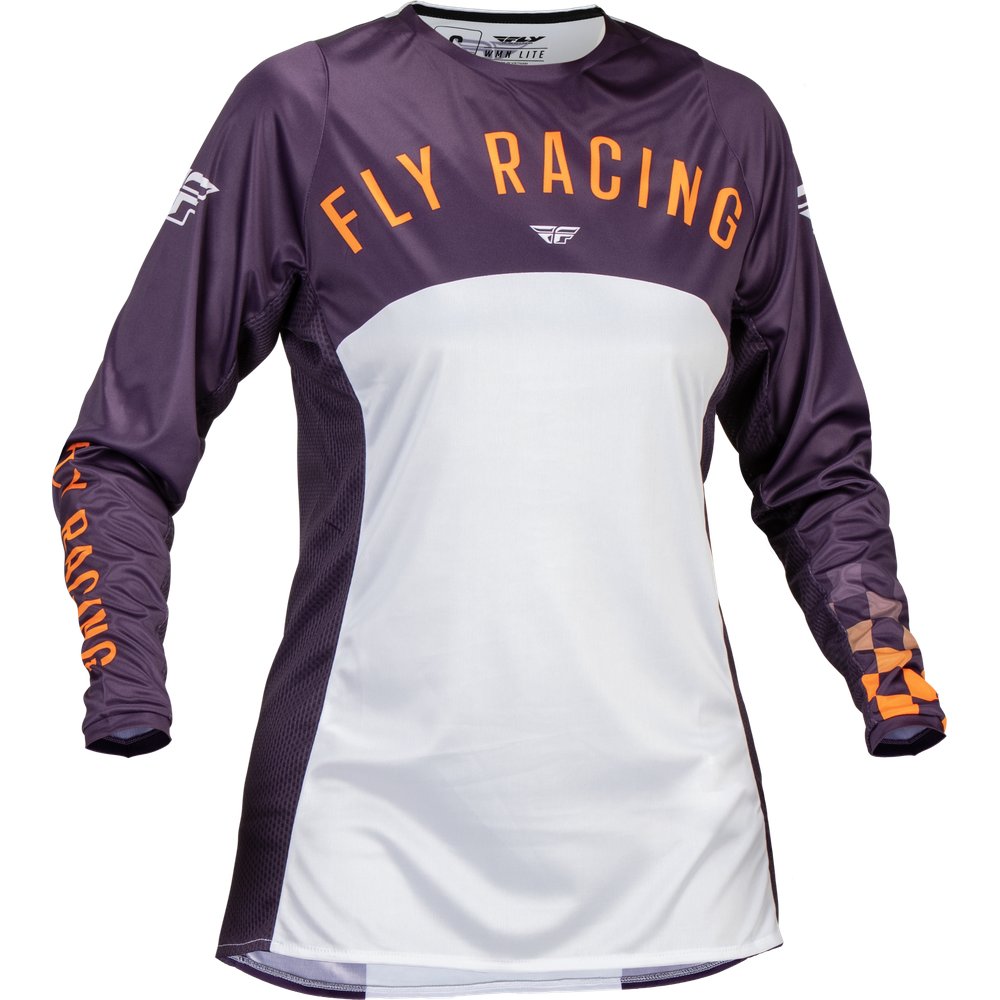 Women's Lite Jersey Deep Purple/Wht/Neon Coral Sm