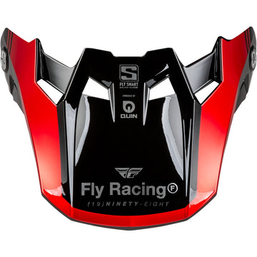 Formula S Carbon Legacy Visor Red Carbon/Black Md/Lg