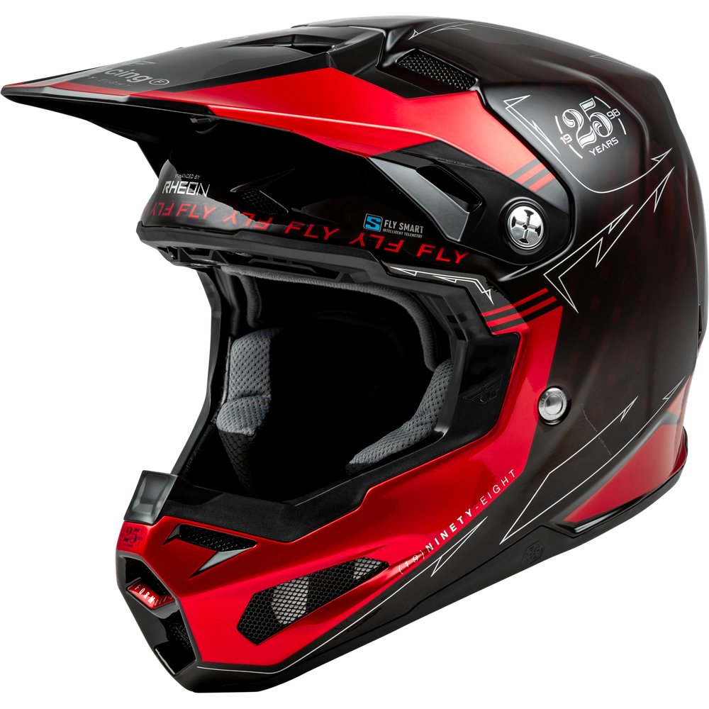 Formula S Carbon Legacy Helmet Red Carbon/Black Xs
