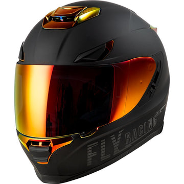 Sentinel Recon Helmet Matte Black/Fire Chrome Xs