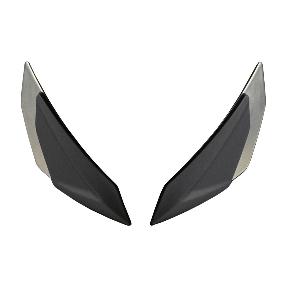 Sentinel Front Side Vents Pair Charcoal Chrome