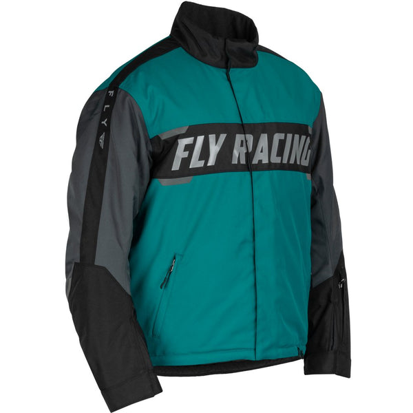Outpost Jacket Black/Teal/Orange Sm