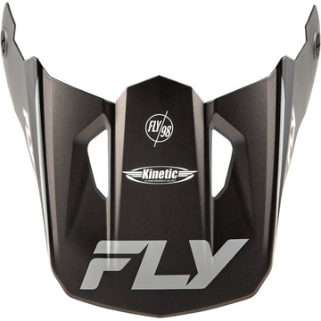 Kinetic Rally Helmet Visor Matte Grey/Black/White Md/Lg