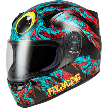 Revolt Space Creep Helmet Light Blue/Black/Red Md