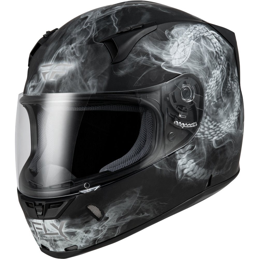 Revolt Coil Helmet Matte Black/White Lg