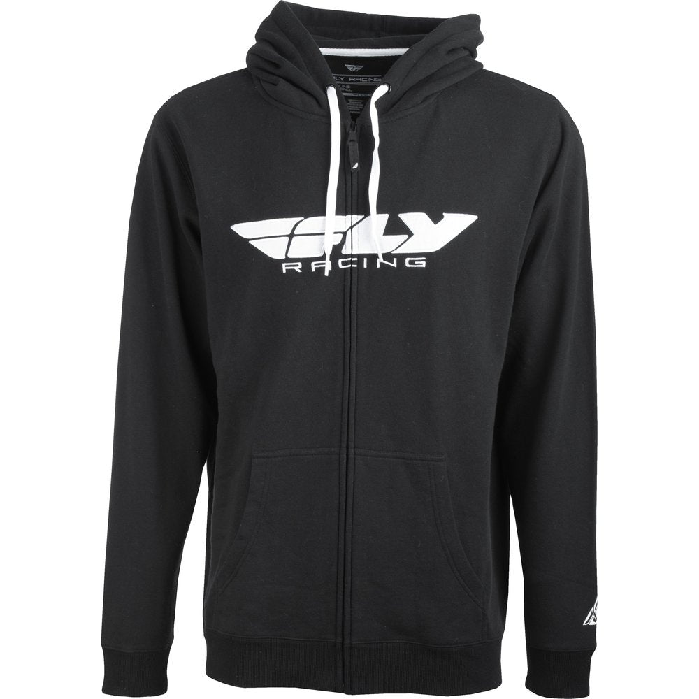 Fly Corporate Zip Up Hoodie Black Md