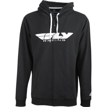 Fly Corporate Zip Up Hoodie Black Xl