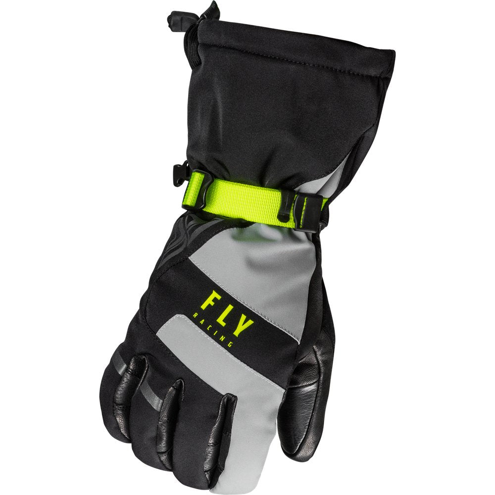 Highland Gloves Black/Grey/Hi Vis Sm