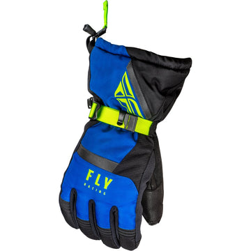 Cascade Gloves Black/Blue/Hi Vis Xl