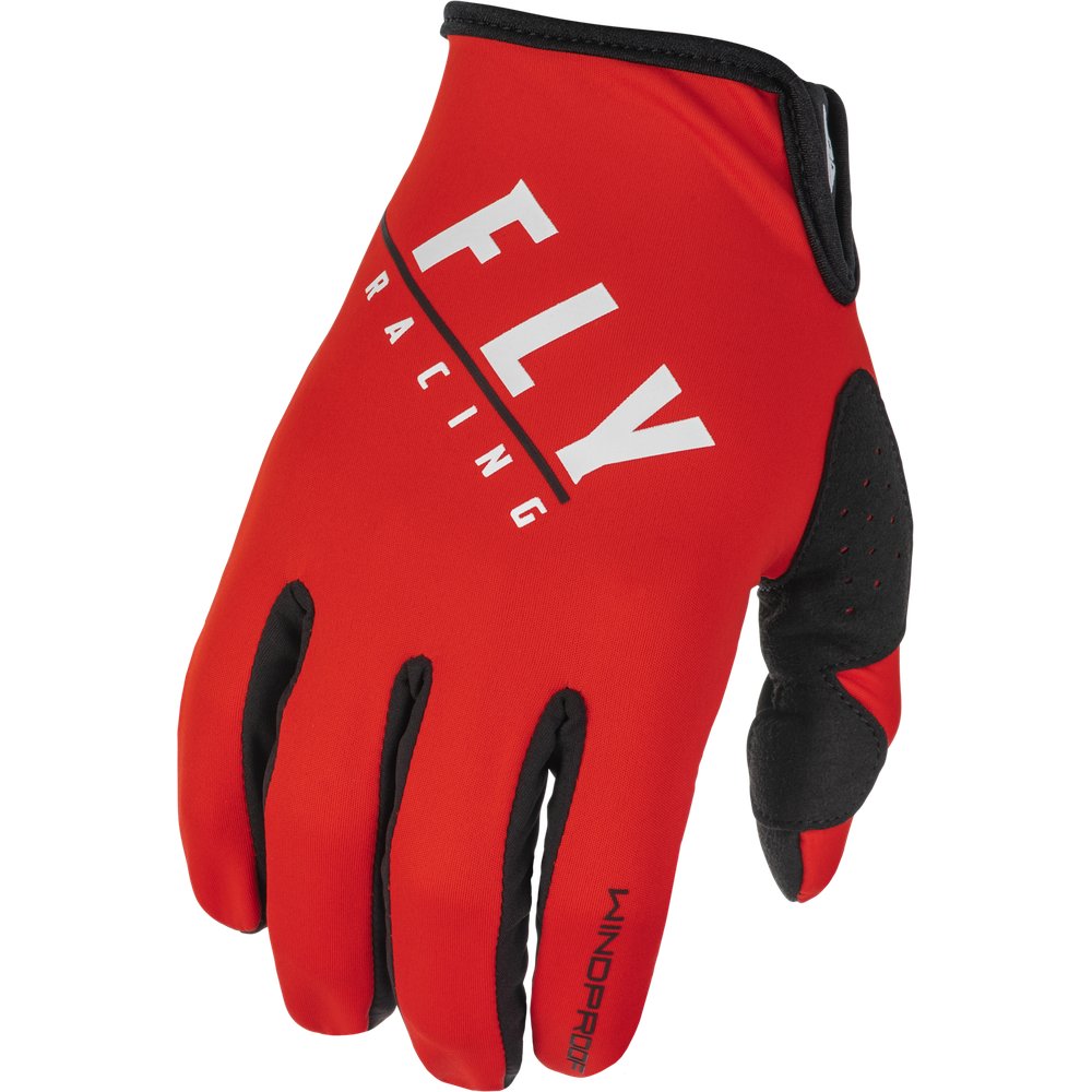 Windproof Gloves Black/Red Sz 13